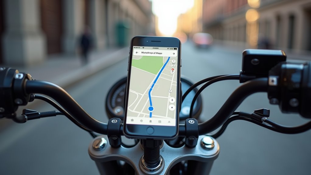 aktywuj tryb motocyklowy w google maps