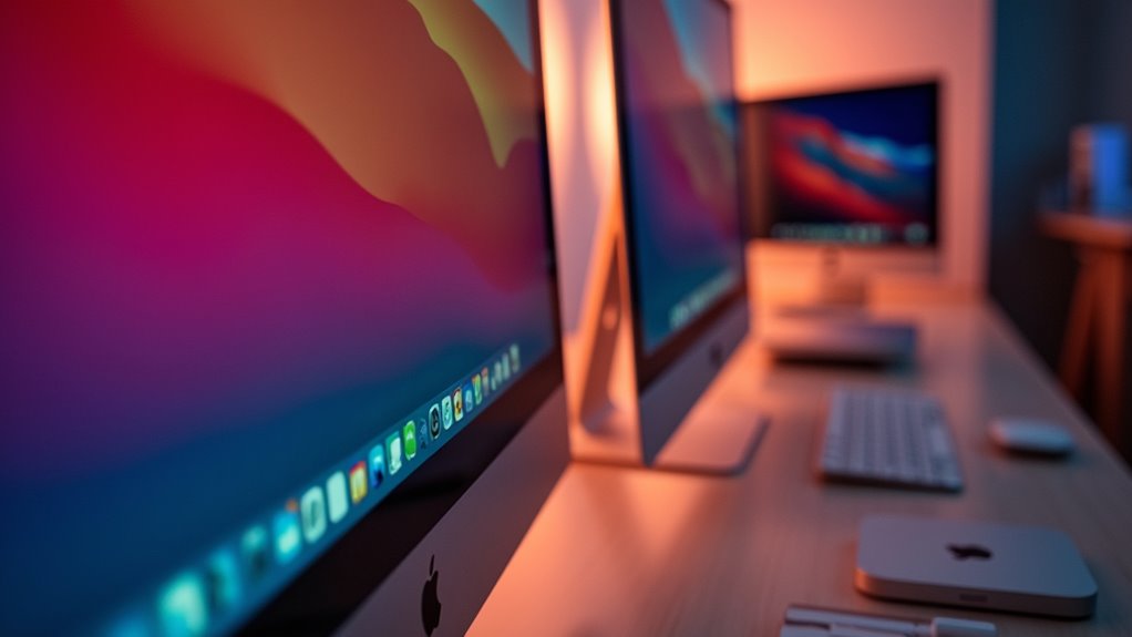 monitory Apple oferują płynną integrację