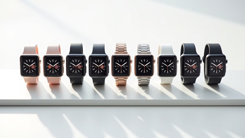 porównanie modeli Apple Watch