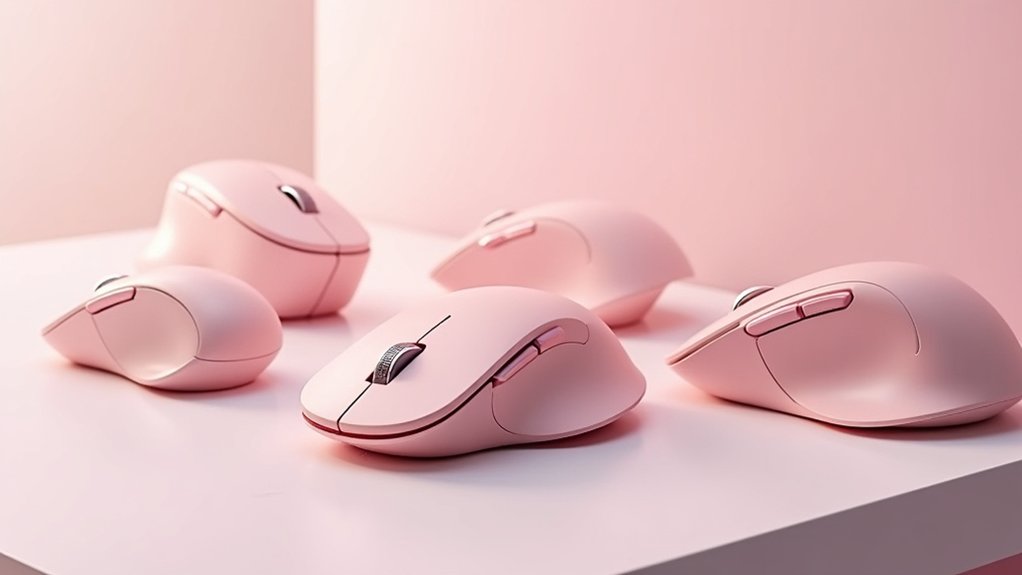 dostępne różowe myszy logitech