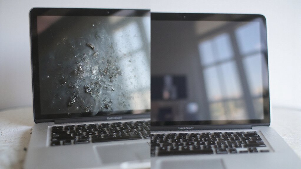 jaśniejszy czystszy ekran wyniki