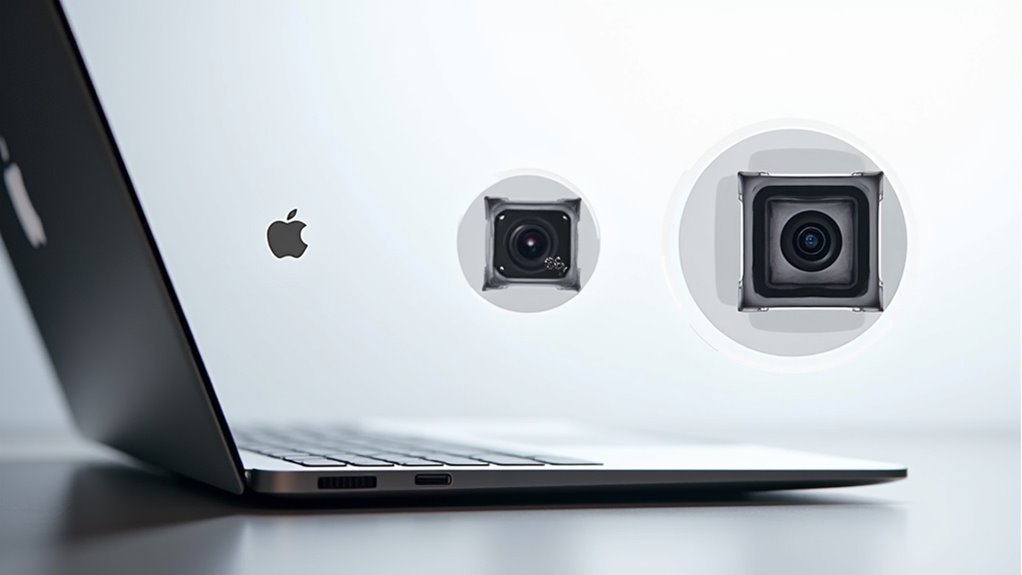 ewolucja kamery w MacBooku