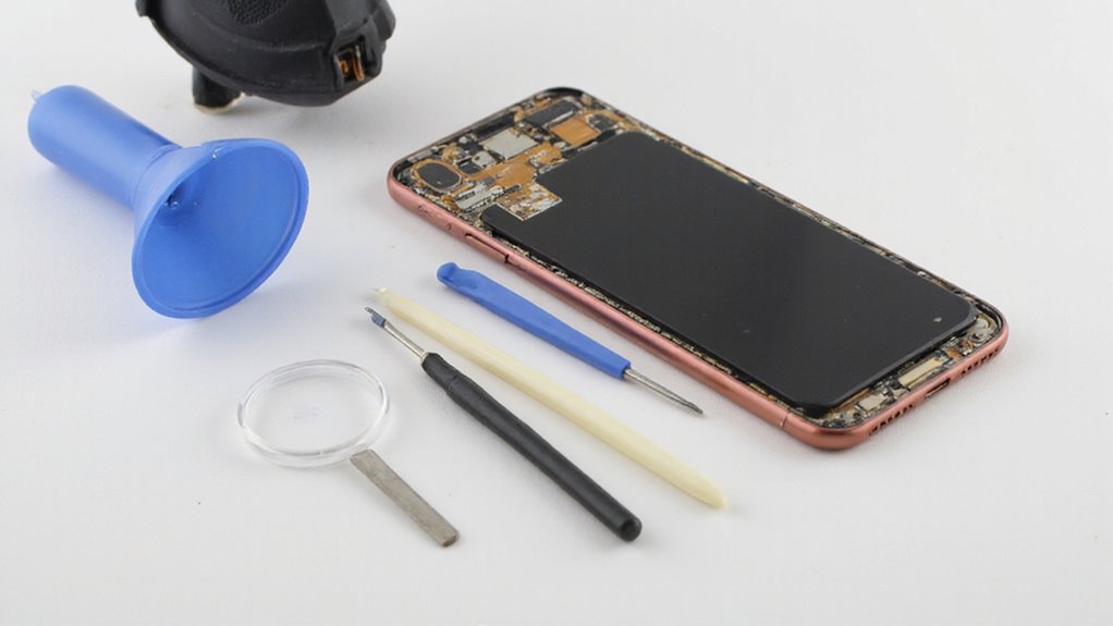 ostrożna wymiana ekranu iPhone'a
