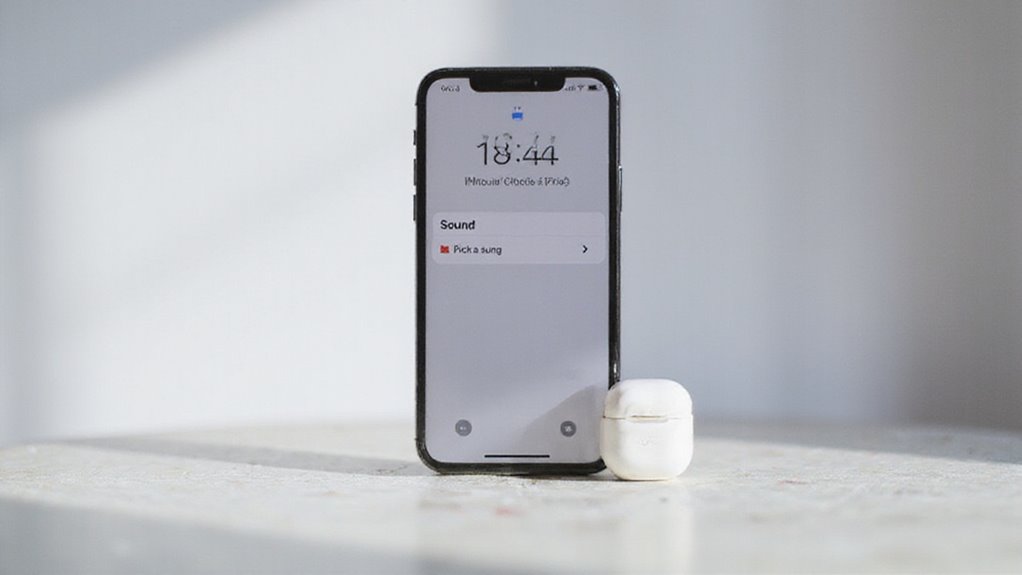 sprawdź alarm i ustawienia dźwięku