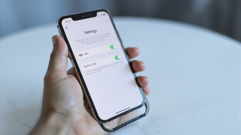 sprawdź status vpn na iphone