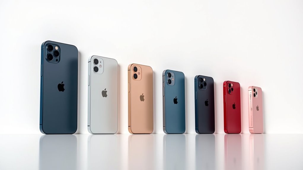 porównanie opcji kolorystycznych między modelami