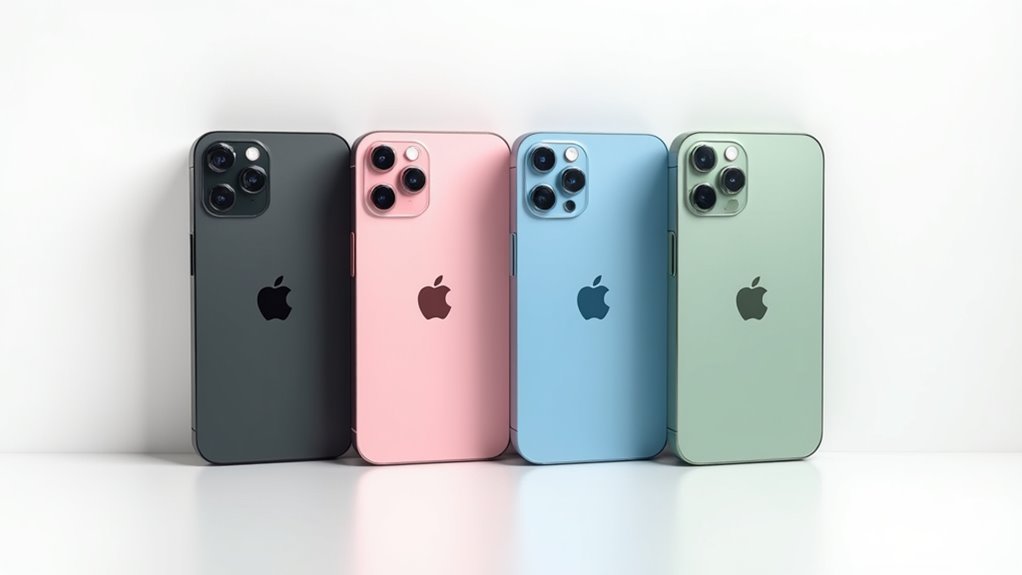 opcje kolorów z połyskiem