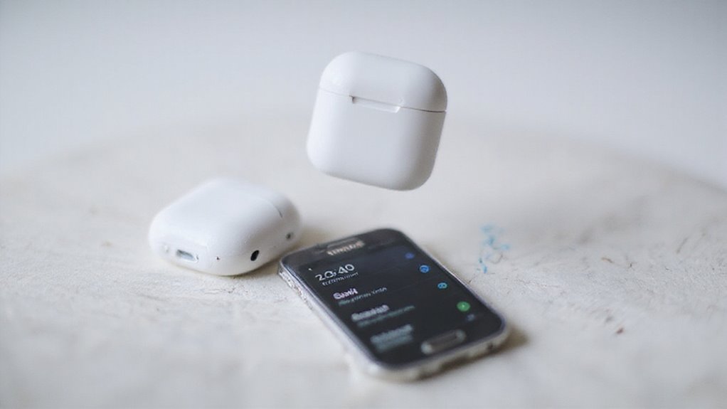 łączenie słuchawek AirPods z Samsungiem
