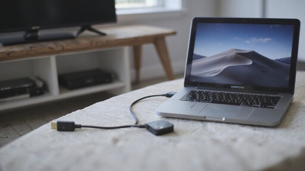 podłączanie macbooka do telewizora samsung