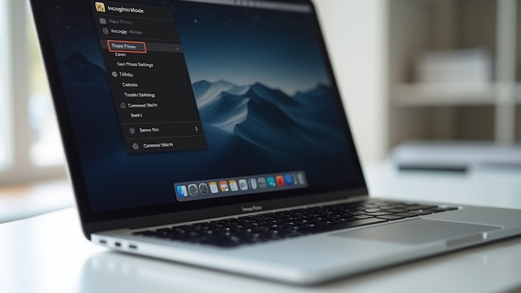 dostosuj ustawienia prywatności trybu incognito