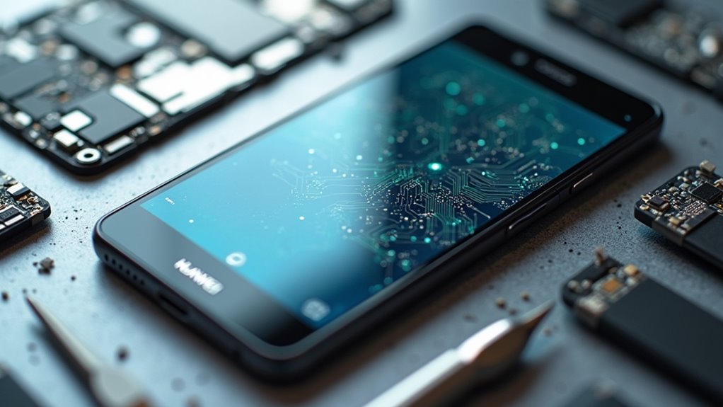 wymiana wyświetlacza do Huawei