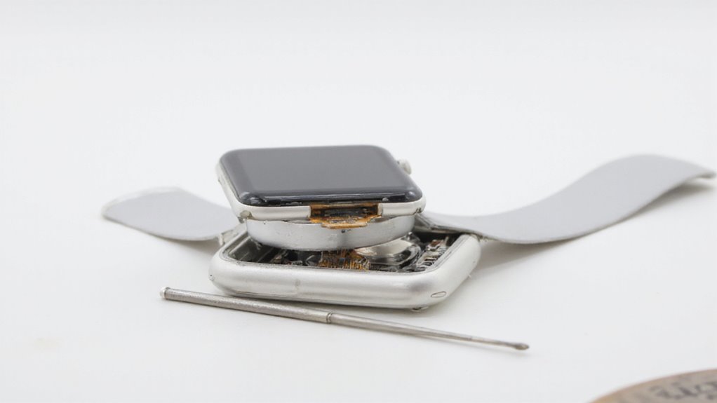 wymiana ekranu zegarka apple diy