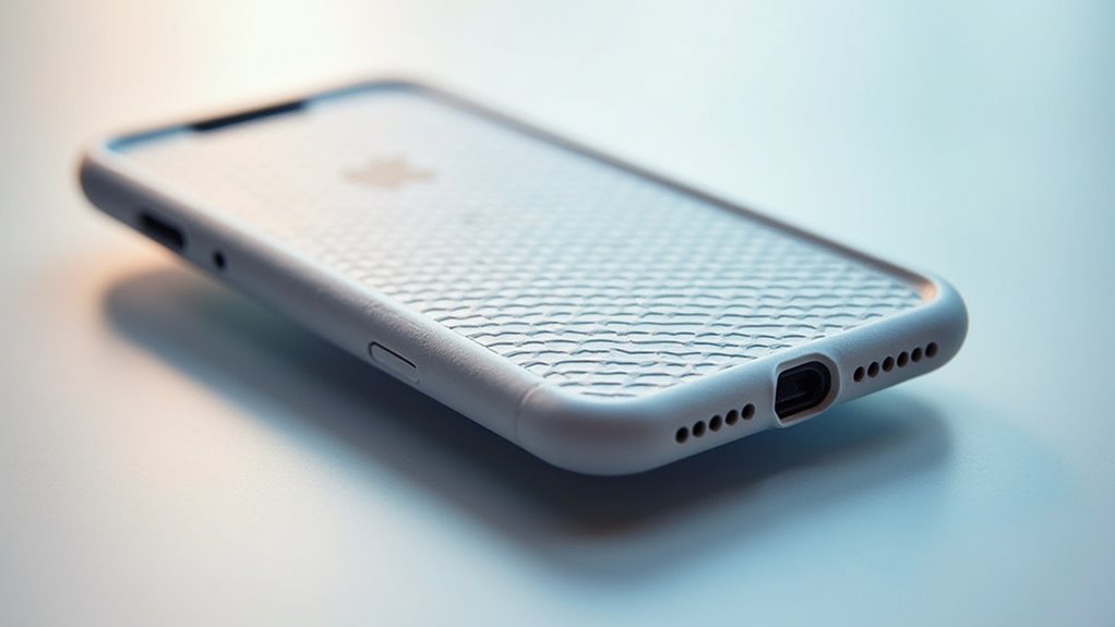 testowanie trwałości etui do iPhone'a