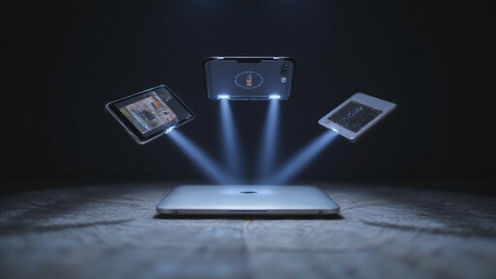 wzmocniony ekran lustrzany jabłka