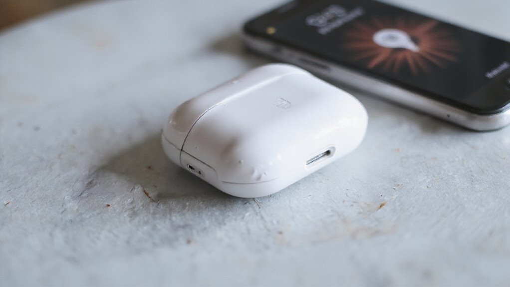 odnalezienie zagubionego etui na słuchawki airpod