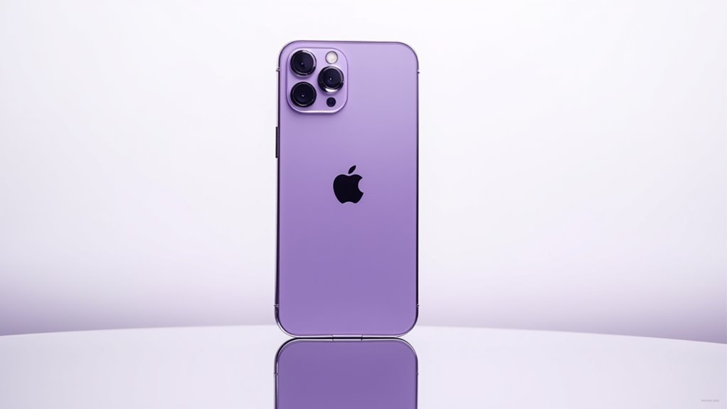 wysokiej jakości fioletowy iPhone