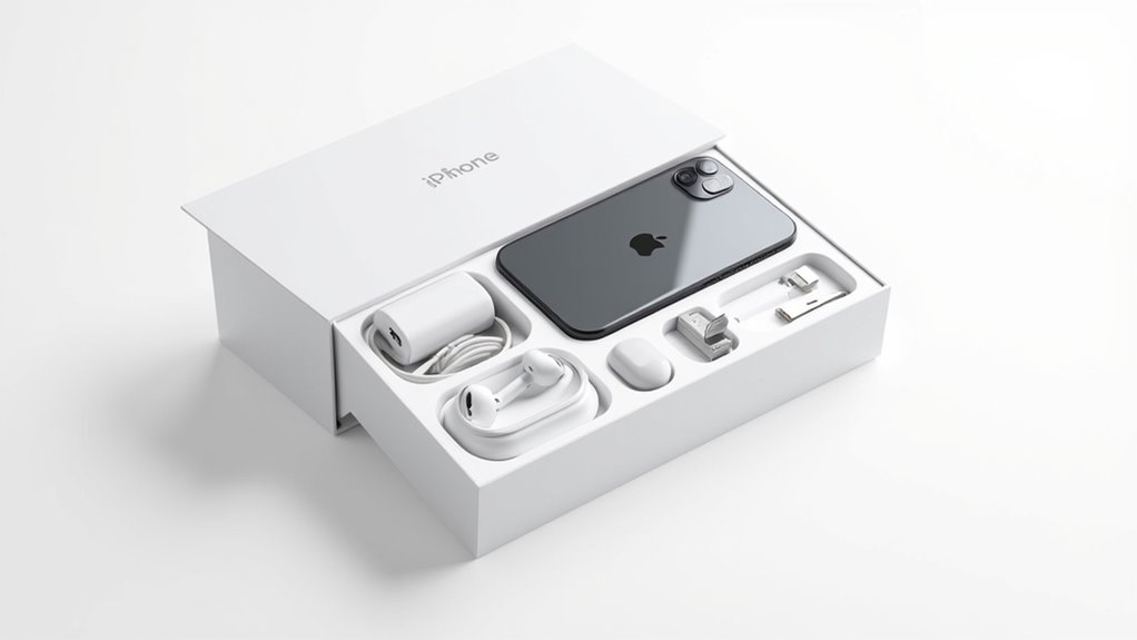 Zawartość pudełka iPhone 11 szczegółowo