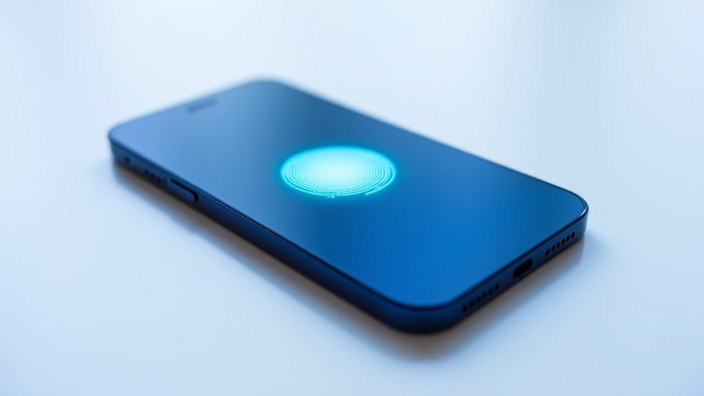 informacje o czytniku linii papilarnych w iPhone 13