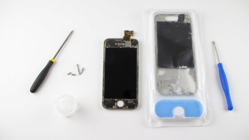 wymiana wyświetlacza iphone 4 przewodnik