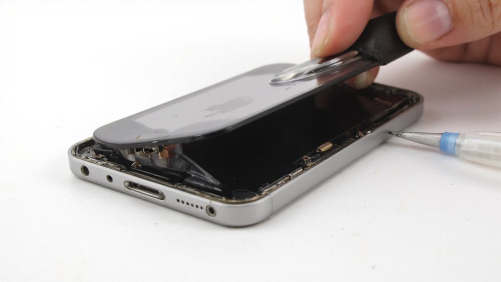 wymiana szkła iphone 4 kroki