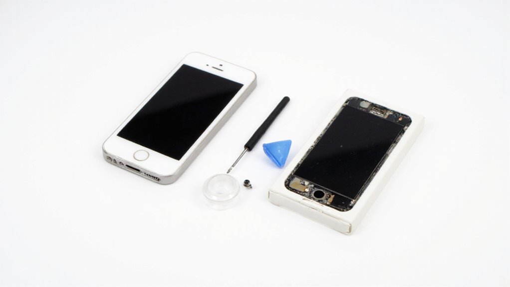 wymiana ekranu iphone 5 poradnik