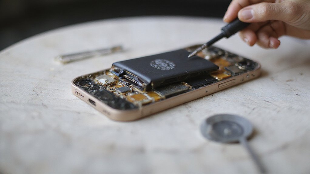 proces wymiany baterii w iPhone 5s