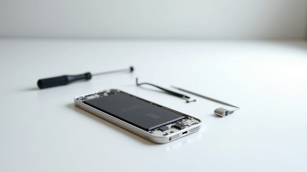 Proces wymiany baterii w iPhone 5s