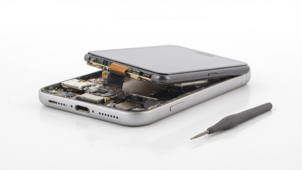 uszkodzenie ekranu iphone 7
