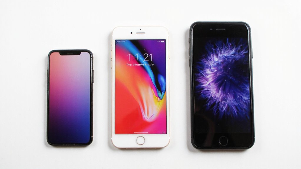 iphone 8 plus wyświetlacz porównanie