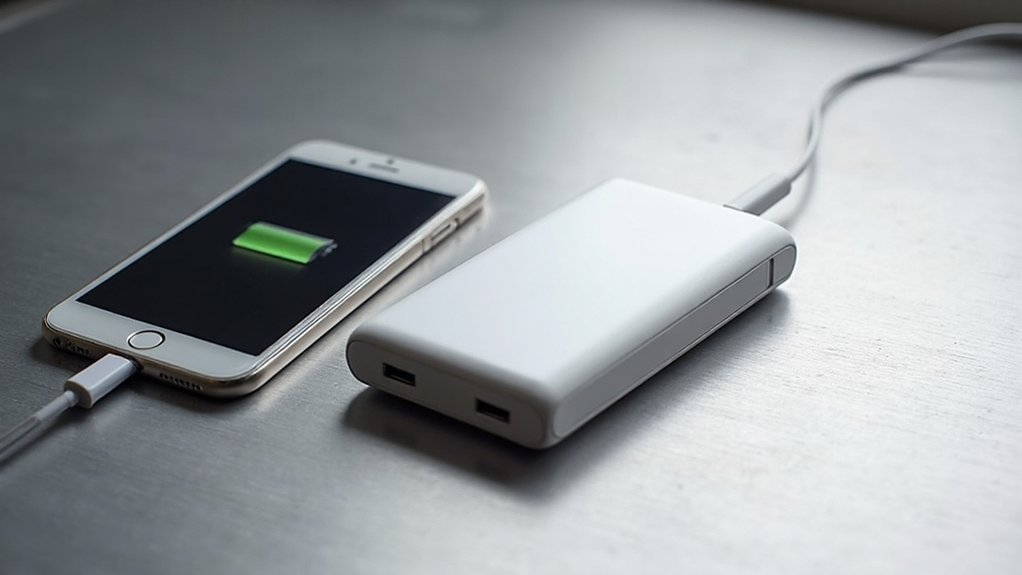 ładowanie iPhone'a za pomocą power banku