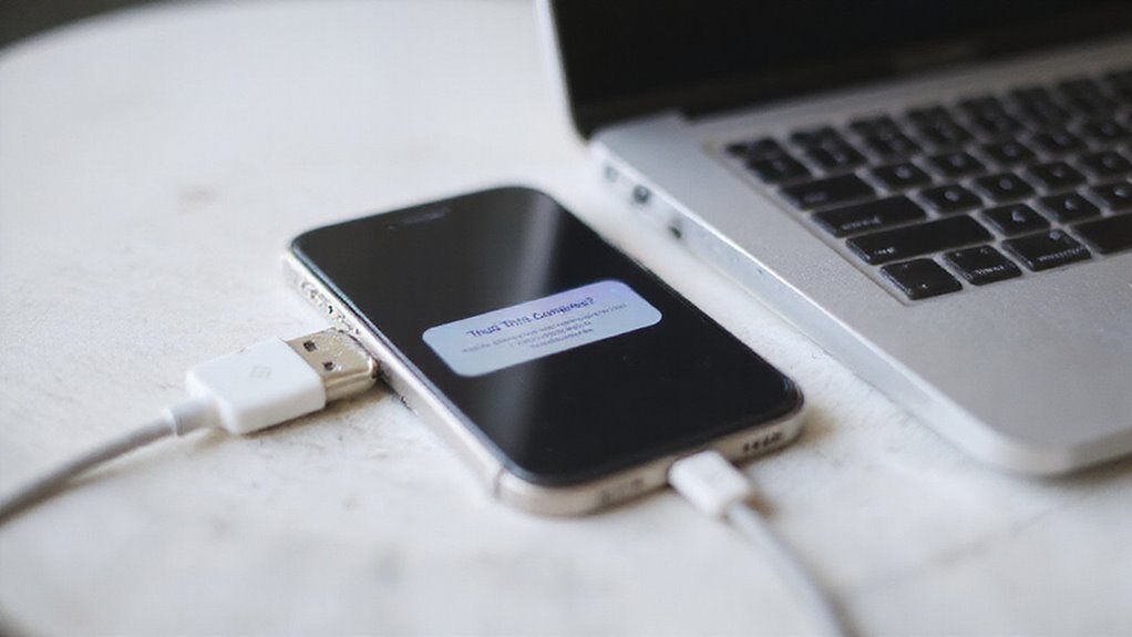 problemy z połączeniem iPhone'a z komputerem