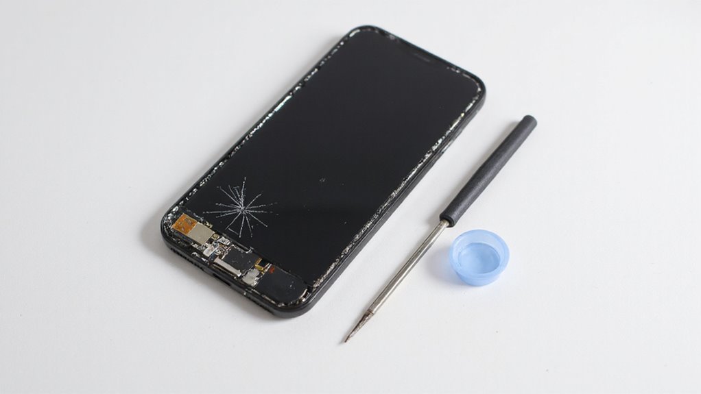 naprawa uszkodzonego ekranu iPhone'a