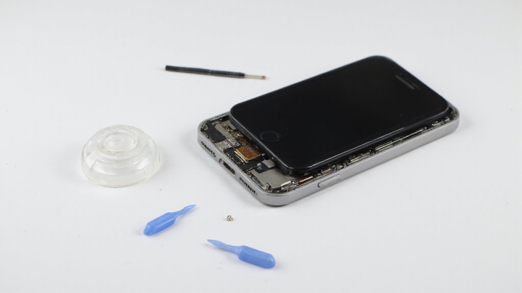 wymiana ekranu iphone se - poradnik