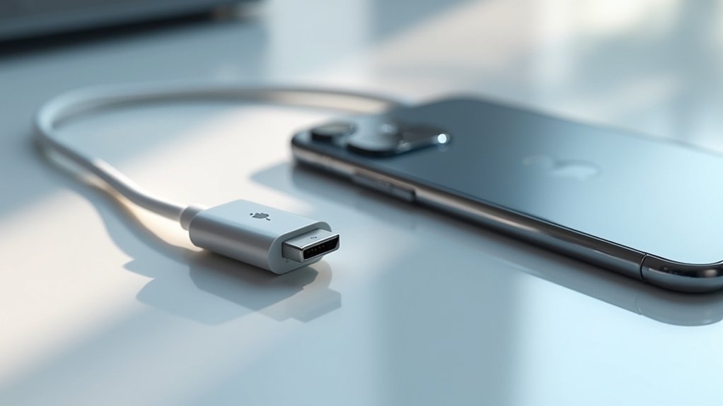 problemy z adapterem USB C do iPhone'a