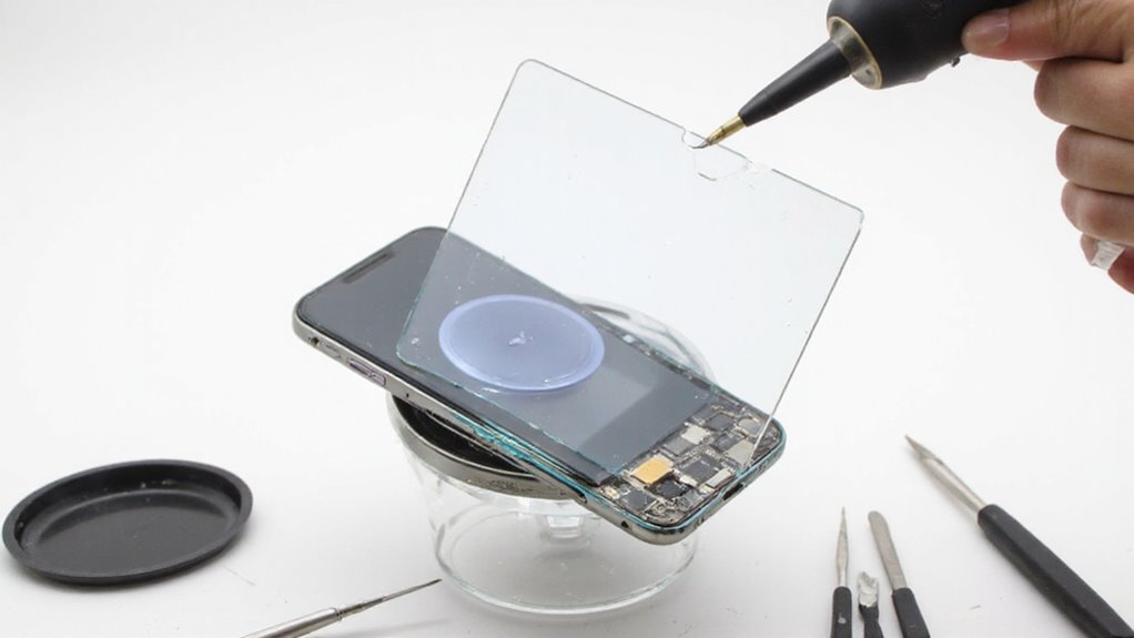 wymiana szkła iphone x poradnik