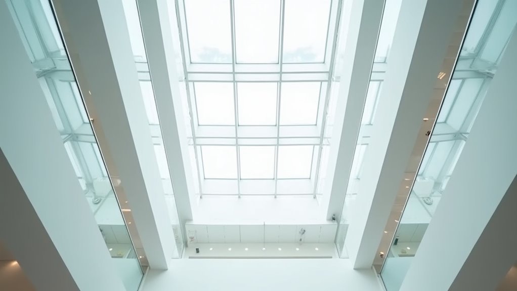 duży nowoczesny kompleks handlowy