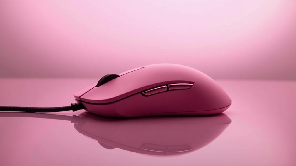 projekt różowej myszy logitech