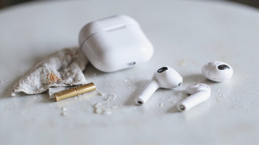 Regularnie utrzymuj czystość słuchawek AirPods