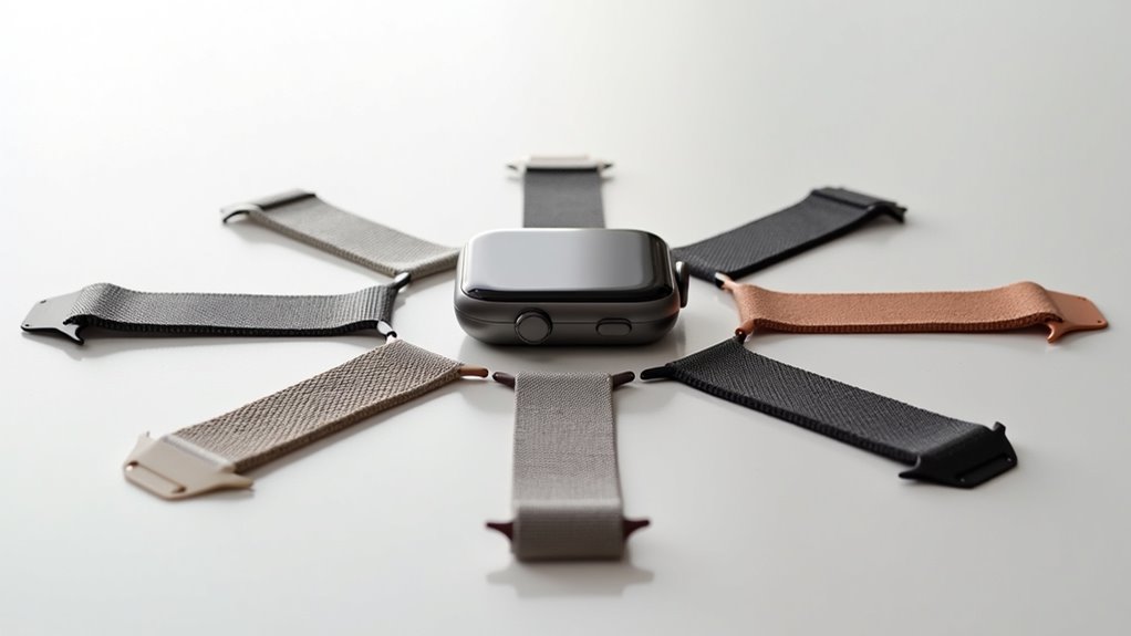opcje materiałów dla Apple Watch
