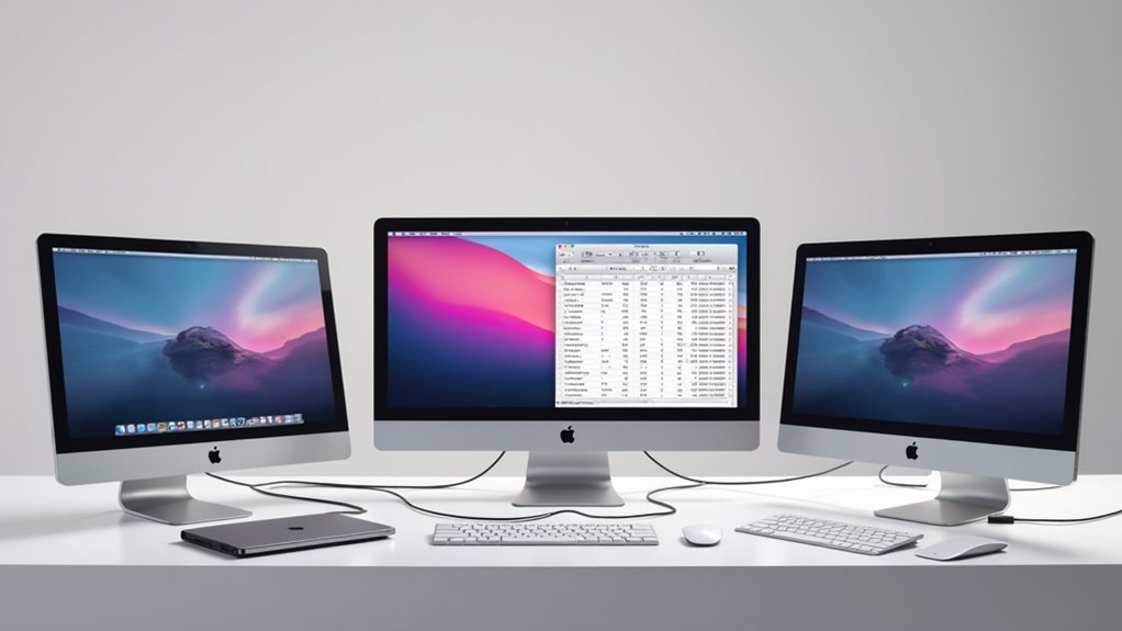 optymalizowane monitory do MacBooków