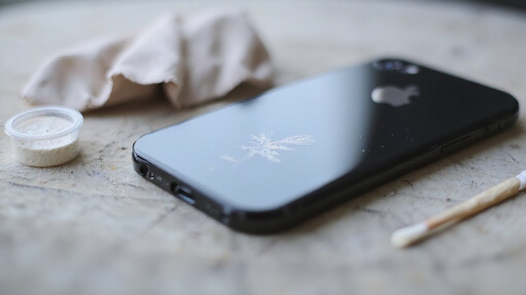 naprawa zarysowań tylnej części telefonu