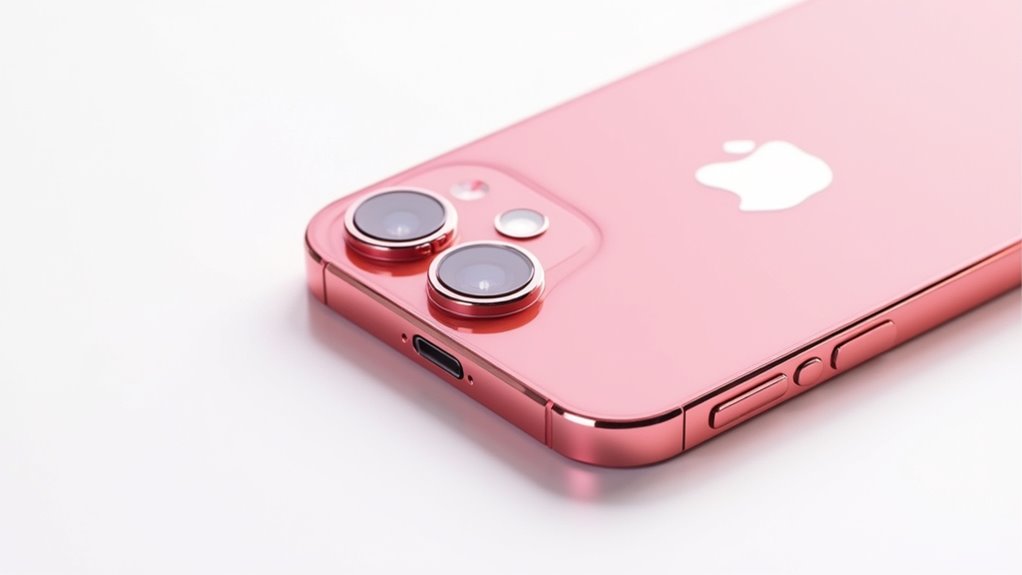 różowy iPhone 13 jako dodatek modowy