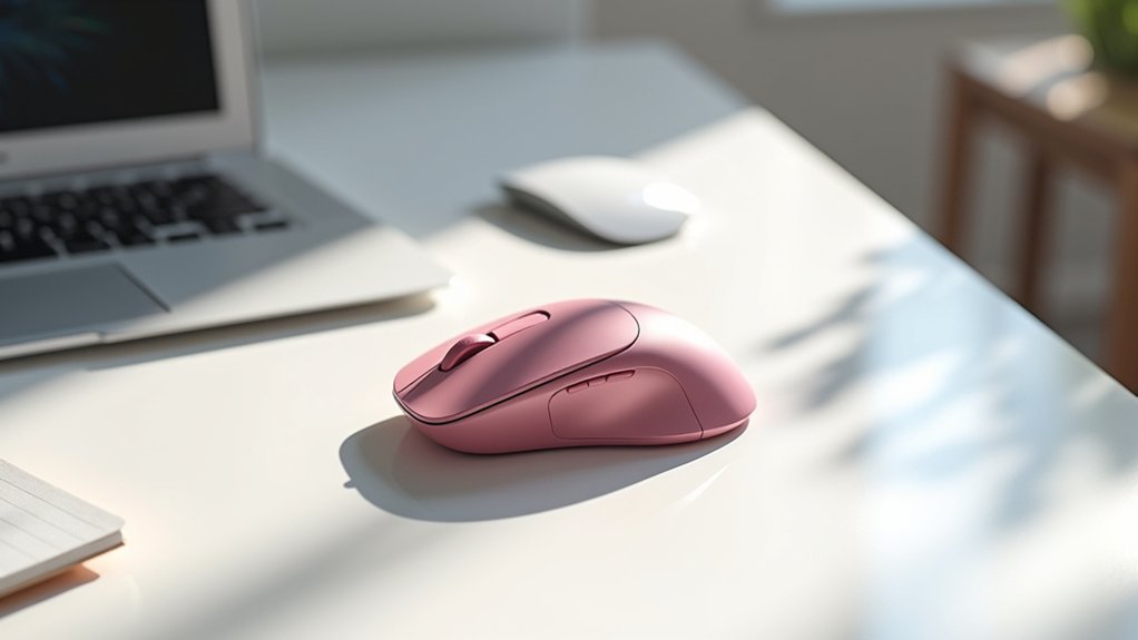 różowa mysz logitech ustawienia