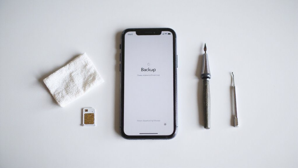 przygotować iphone do serwisu