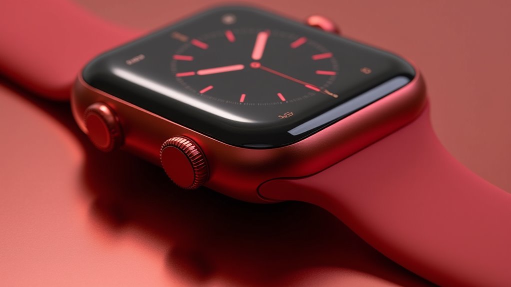 czerwone Apple Watch 7 doświadczenie