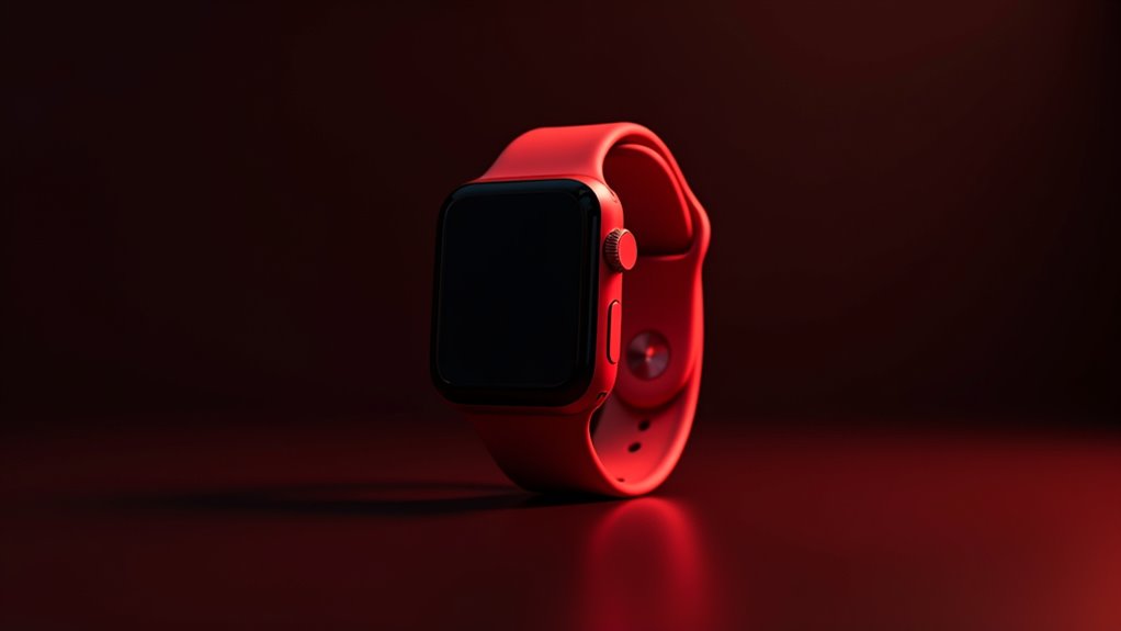 czerwona elegancja zegarek 45 mm