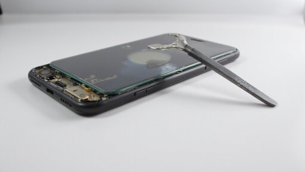wymiana tylnej szklanej obudowy iPhone'a 8