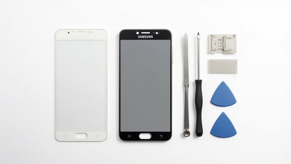 bezpieczny proces wymiany ekranu