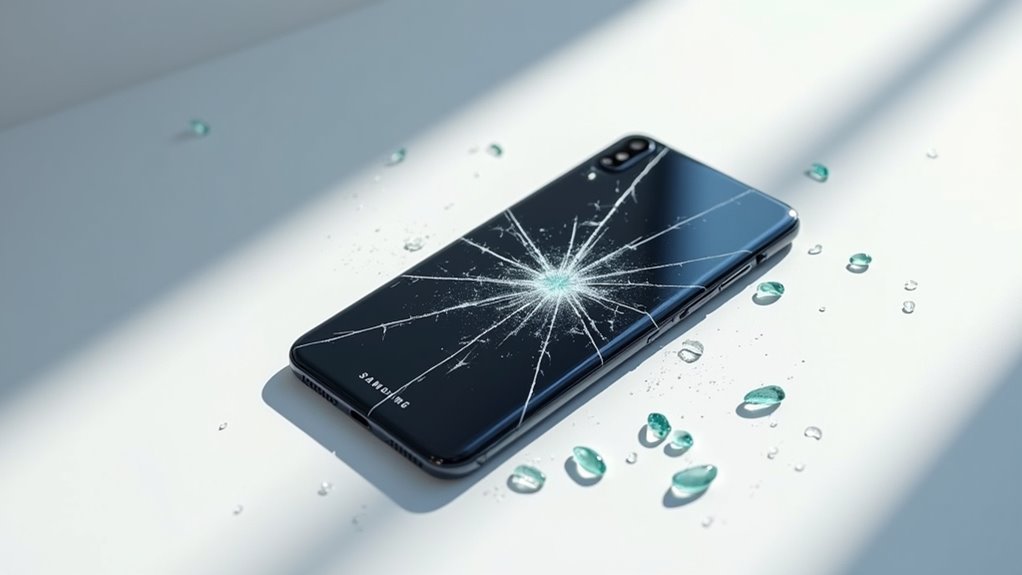 uszkodzenie ekranu samsung a52