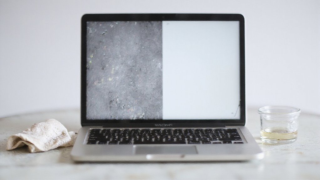 pogorszenie się powłoki przeciwodblaskowej ekranu